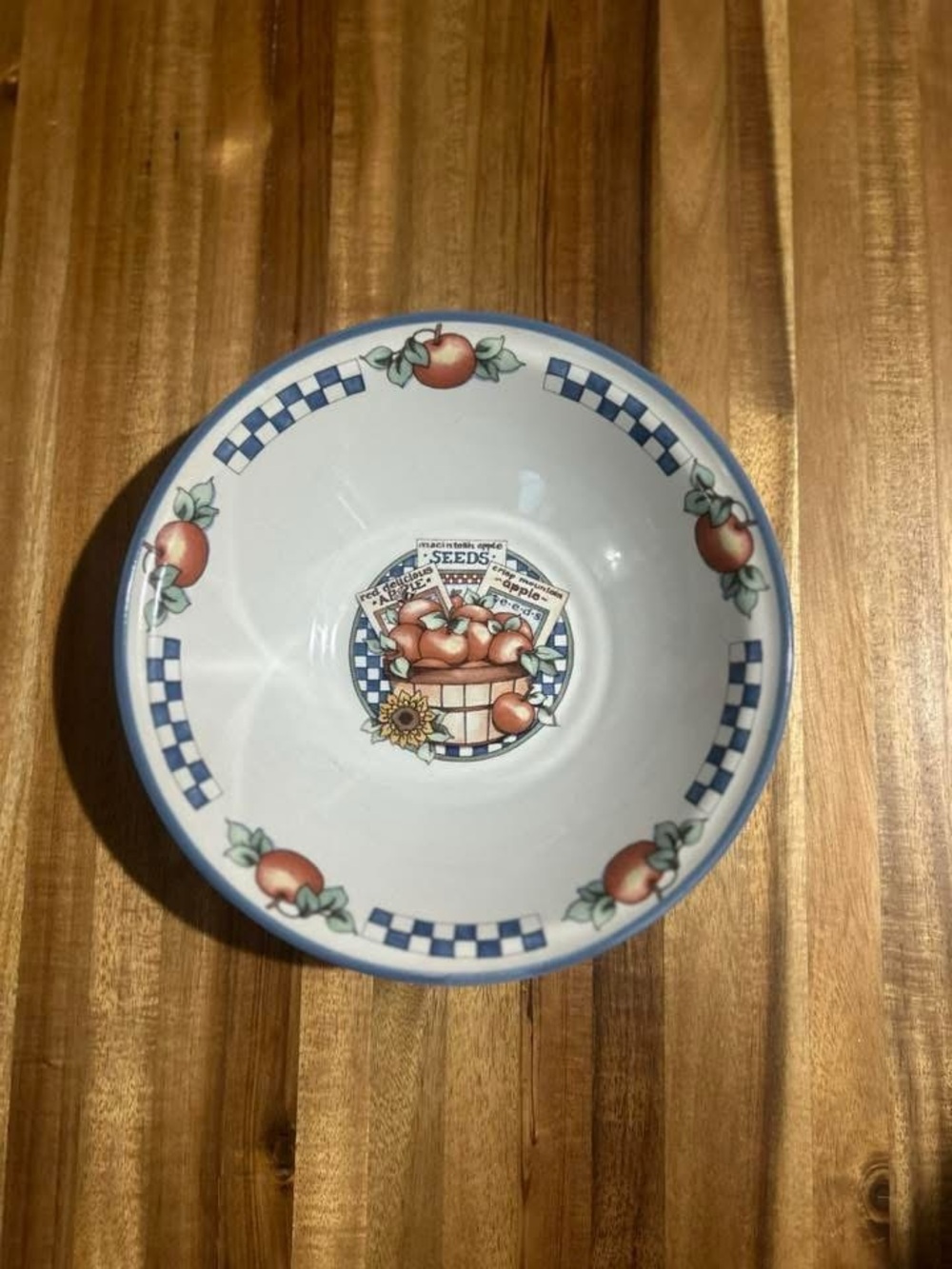 Small Apple Themed Bowl